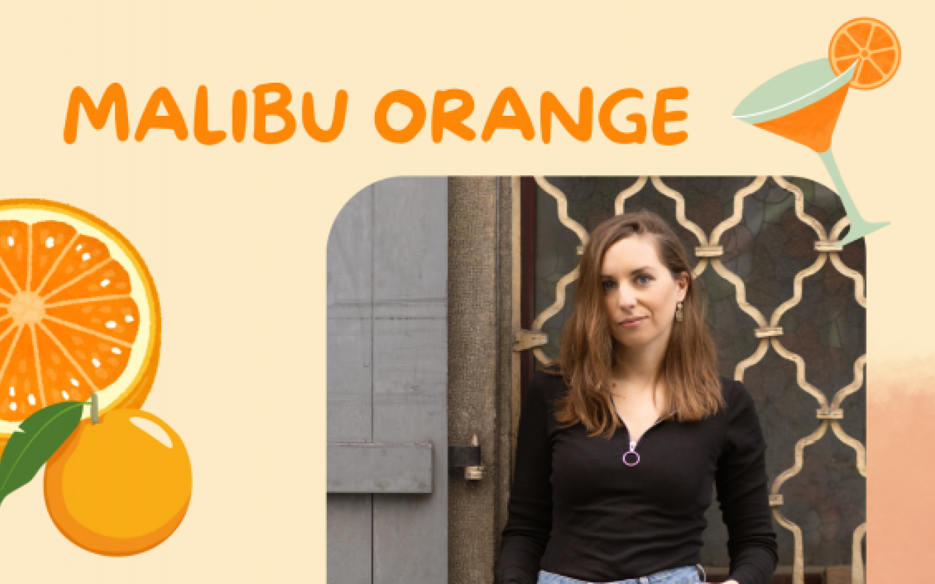 Flyer: Lesung Ulrike Haidacher - Malibu Orange